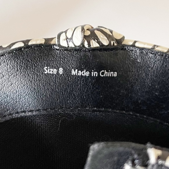 Dolce Vita Boots Lori Croc Embossed Cutout Braided Western Festival Boho Black 8 - Picture 12 of 15